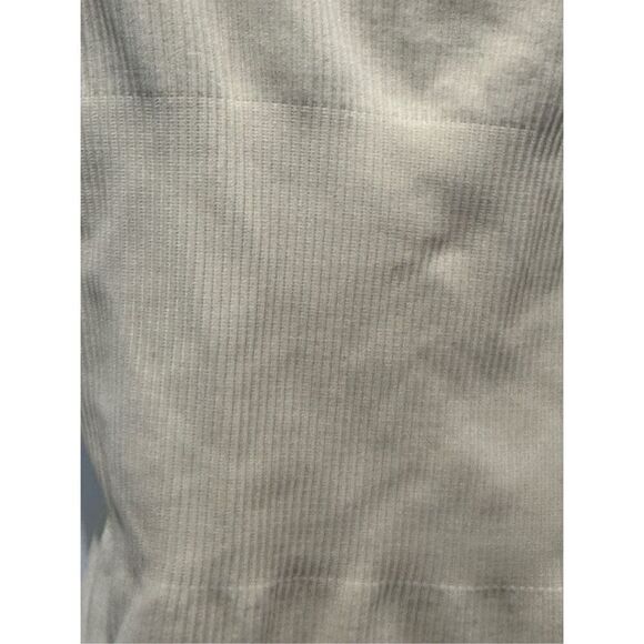 OQQ Light Yellow Ribbed Square Neck Bodysuit Size Small - Picture 4 of 8